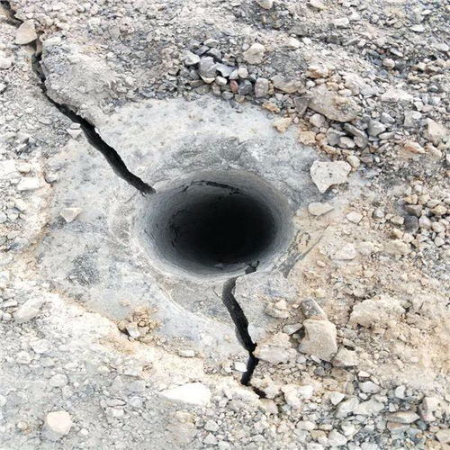 城建不让放炮怎么拆除硬石头井下开采 灵武